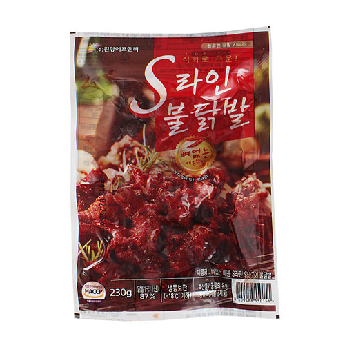 원앙에프엔비 S라인 뼈없는 불닭발 230g (3개)