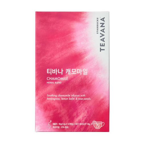 스타벅스 티바나 캐모마일 12개입 (1개)_이미지