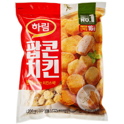 하림 팝콘치킨 1.2kg (1개)_이미지