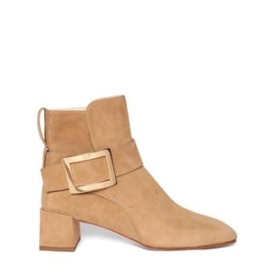 로저비비에 여성 45mm City 스웨이드 가죽 앵클 부츠 76I L3J024 TP7214