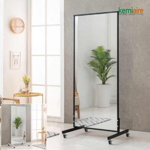 플로렌스 이동식 스텐드 700 양면전신거울 KYP-506C