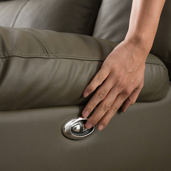 삼익가구 컴포트 천연가죽 리클라이너 3인용 (일반형)_이미지