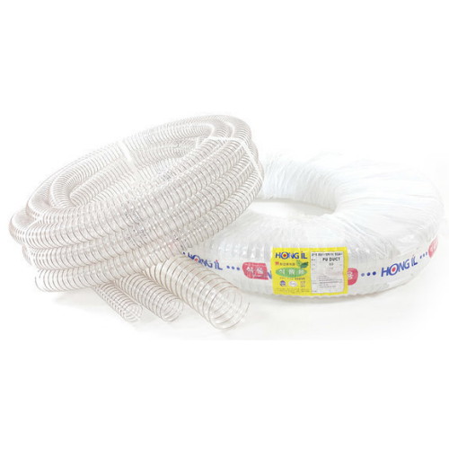 홍일산업 정전기방지 식품용 우레탄 닥트 호스 (100mm x 10m)_이미지