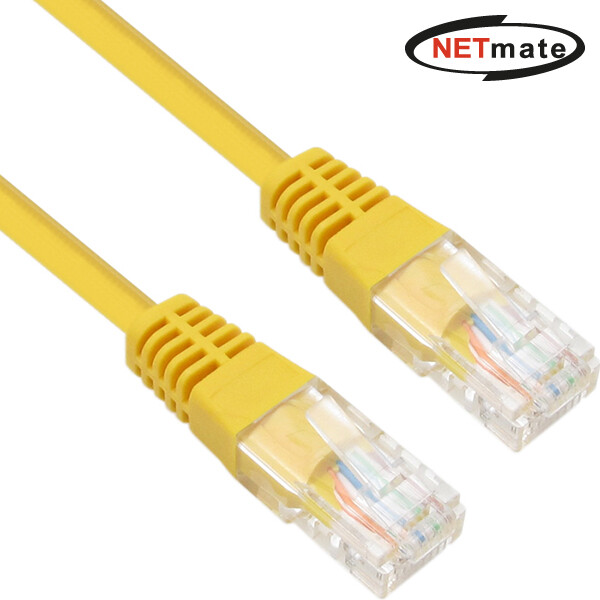강원전자 넷메이트 CAT.5E UTP 다이렉트 랜케이블 (NMC-U520Y, 20m)_이미지