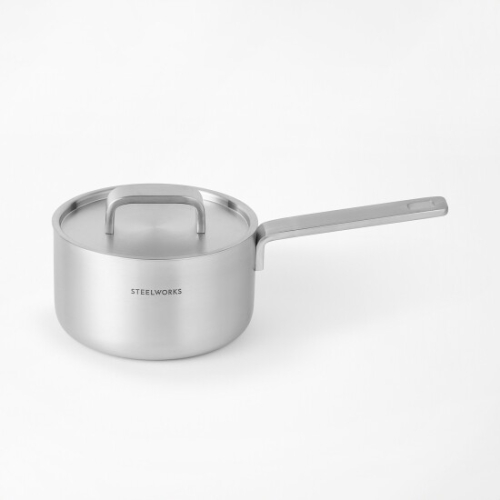 스틸웍스 그리드 316Ti 통5중 소스팬 (16cm)_이미지