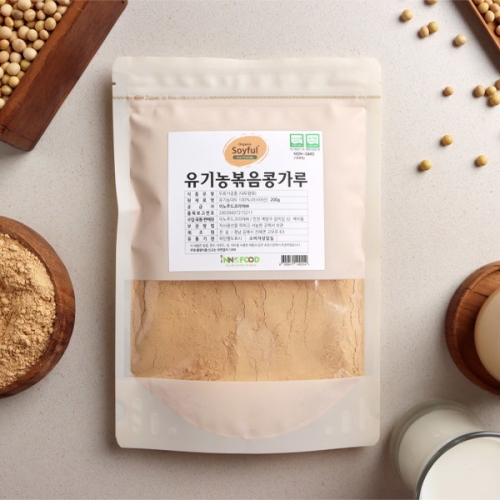  이노푸드 유기농 볶음 콩가루 200g [1개]