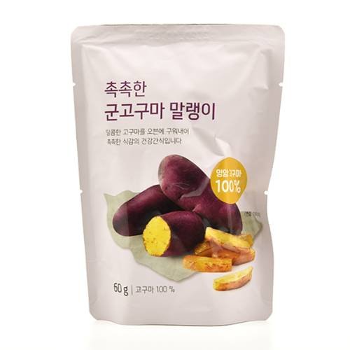 올가홀푸드 촉촉한 군고구마말랭이 60g (4개)