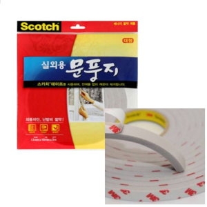 3M 현관문 외풍차단 비닐 문풍지 실외용 대형 2296