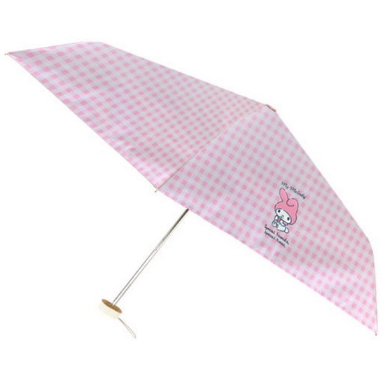 마이멜로디 납작 50 미니체크 암막 5단 우양산 MUHKU50005_이미지