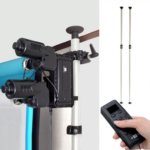 프로딘 무선 전동 배경시스템 2롤 오토폴 풀세트