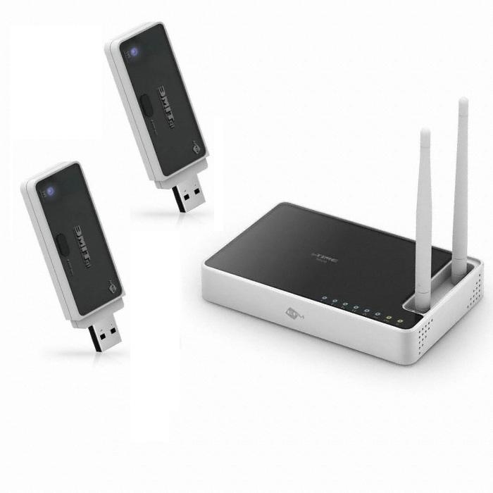 EFM ipTIME N604 공유기 패키지 (+ N100U2 USB 2.0 무선랜카드 (2개))_이미지