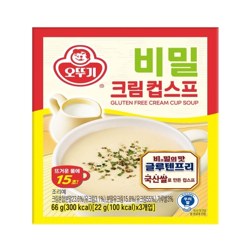 오뚜기 비밀 크림컵스프 66g (1개)_이미지