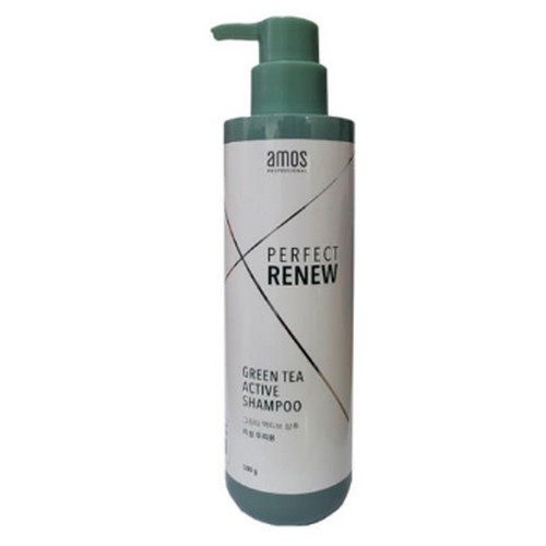 아모스프로페셔널 그린티 액티브 삼푸 지성 두피용 500g (1개)_이미지