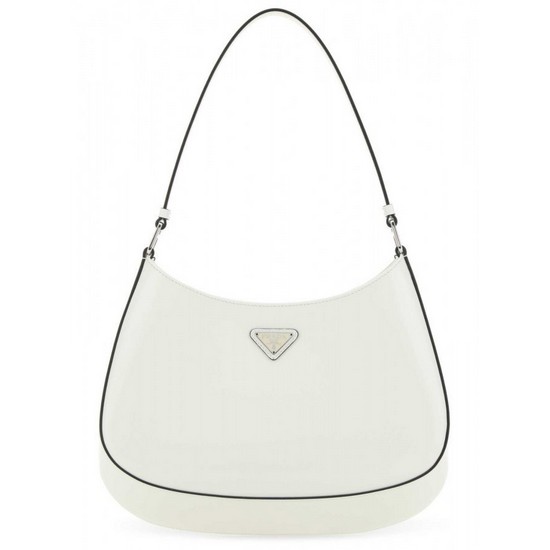 프라다 클레오 브러시드 가죽 숄더 백 1BC499 ZO6 F0PG7