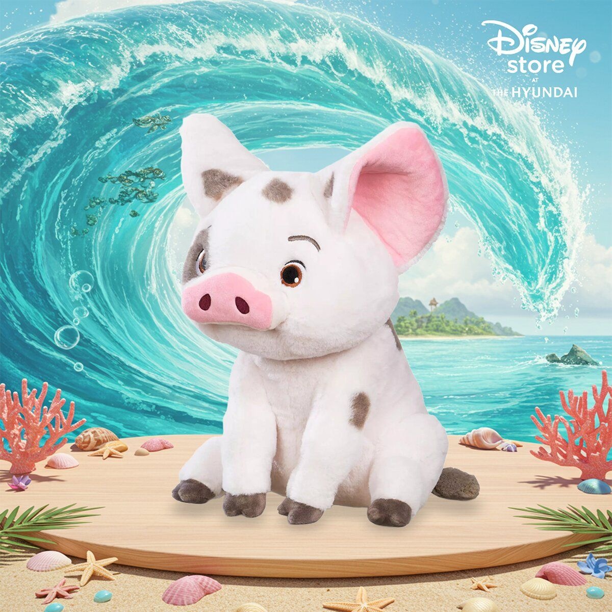 디즈니스토어 모아나 푸아 미디움 플러시 인형 103Q218D637