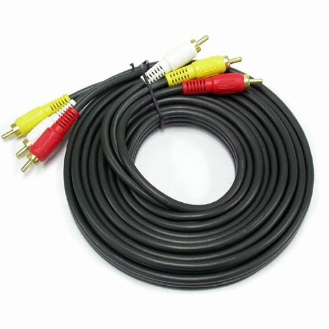 강원전자 NETmate RCA 3선 중급 케이블 (1.5m)_이미지