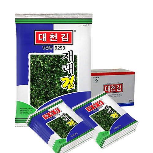 조미김 재래김 전장김 30봉 x 1박스 구운김