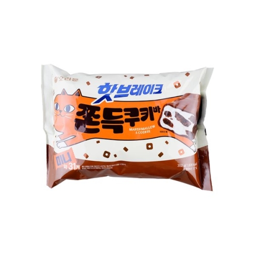 오리온 핫브레이크 쫀득쿠키바 미니 352g (1개)_이미지