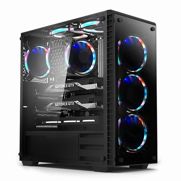 DAVEN GT303 FS 강화유리 블랙