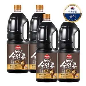 해표 순알콩 양조간장 골드 1.8L (4개)_이미지