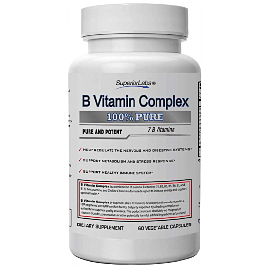 슈페리어랩스 비타민B 컴플렉스 60베지캡슐 (1개)