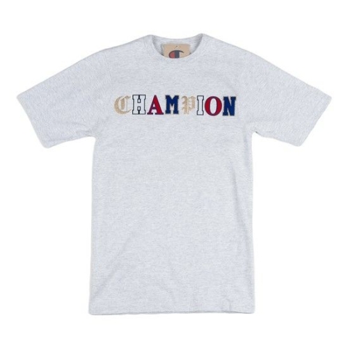 헤리티지 올드 잉글리시 래터링 남성 반팔티 실버그레이 GT19-Y07983-2UC