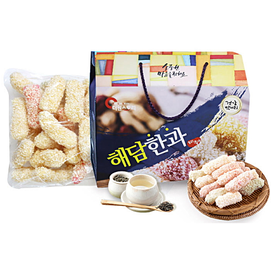 해담한과 모듬유과 선물세트 1kg