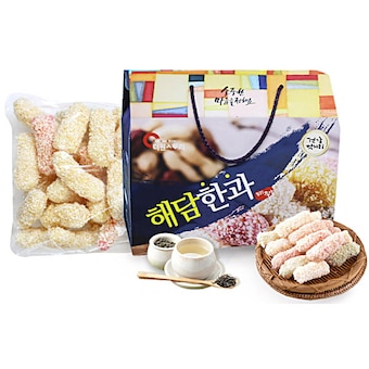해담<b>한과</b> 모듬유과 선물세트 1kg