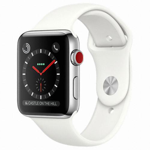 APPLE 워치 시리즈3 42mm Cellular 스테인리스 스틸 (스포츠밴드)_이미지