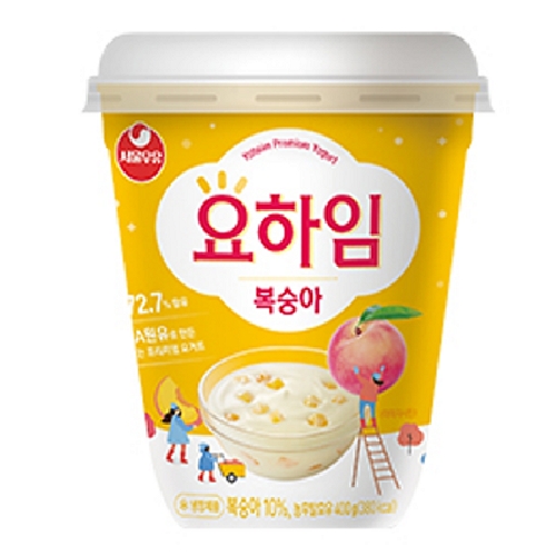 서울우유 요하임 복숭아 400g (6개)