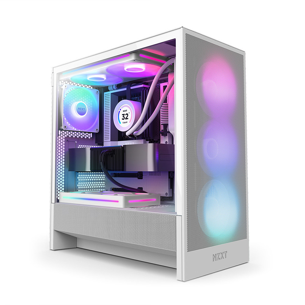 NZXT H5 Flow RGB V2 브라보텍 (매트 화이트)_이미지