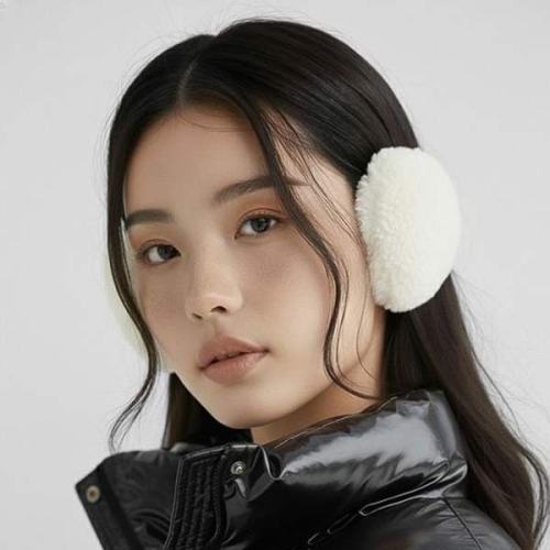 히키스 IKQ225V6 양털 똑딱이 방한귀마개 분리형 겨울 귀도리 여성 남성 커플 EM50