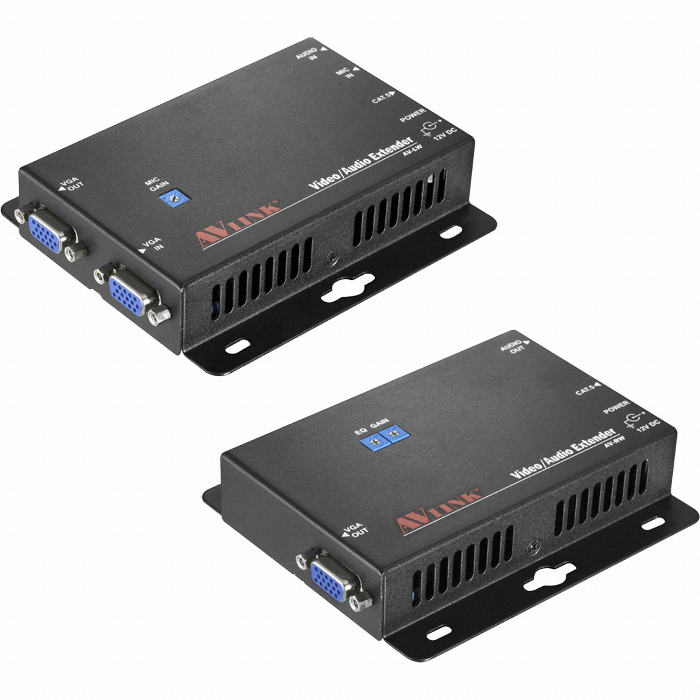 강원전자 NETmate AV-EW 벽걸이형 VGA+AUDIO 1:2 리피터_이미지