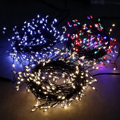 LED 지네전구 검정선 200P