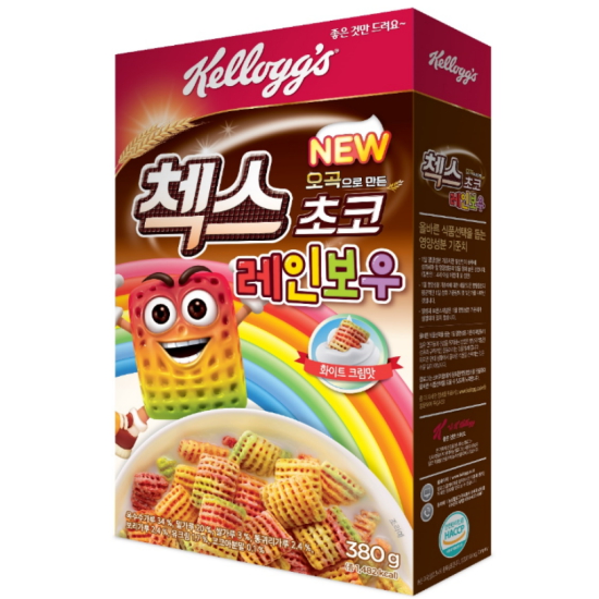 켈로그 첵스초코 레인보우 380g (4개)_이미지