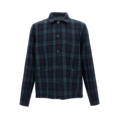 폴스미스 체크 울 오버셔츠 M2R478YT22486 T