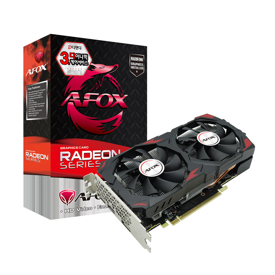 라데온 RX 580 2048SP D5 8GB 디앤디컴