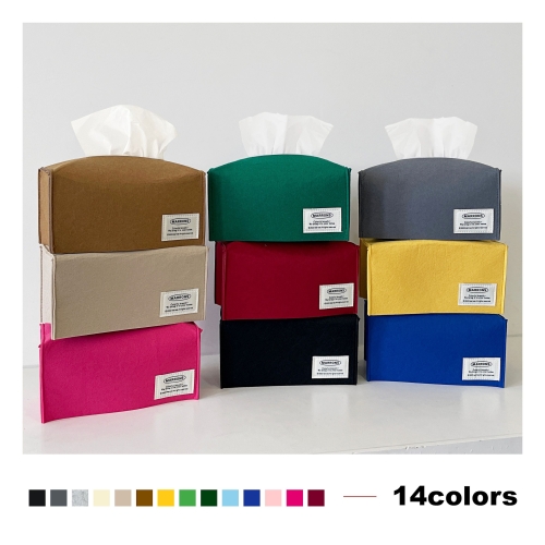 마롱즈 펠트 티슈 케이스