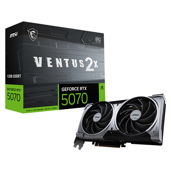 MSI 지포스 RTX 5070 벤투스 2X OC D7 12GB이미지입니다. 누르면 해당 게시물로 새창이동합니다.