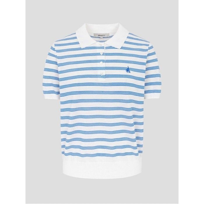 솔솔니트 허니콤 스트라이프 풀오버 아이보리 BF6351C010