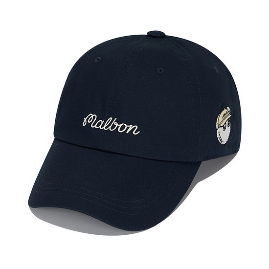 뉴 말본 레터 볼캡 M6143PCP02NVY