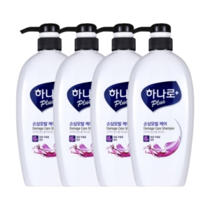 하나로 플러스 손상모발 케어 샴푸 680ml (4개)_이미지