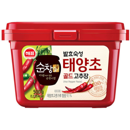해표 순창궁 태양초 골드 고추장 500g이미지입니다. 누르면 해당 게시물로 새창이동합니다.