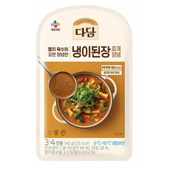 다담 냉이된장찌개양념 140g (8개)_이미지