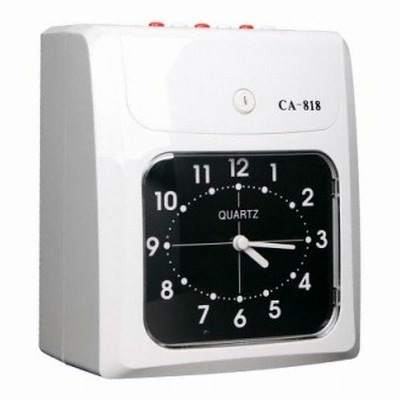 출퇴근기록기 CA-818 아날로그  카드200매 카드