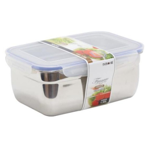 키친아트 피앙세 스텐 반찬통 사각 5호 (2개)_이미지