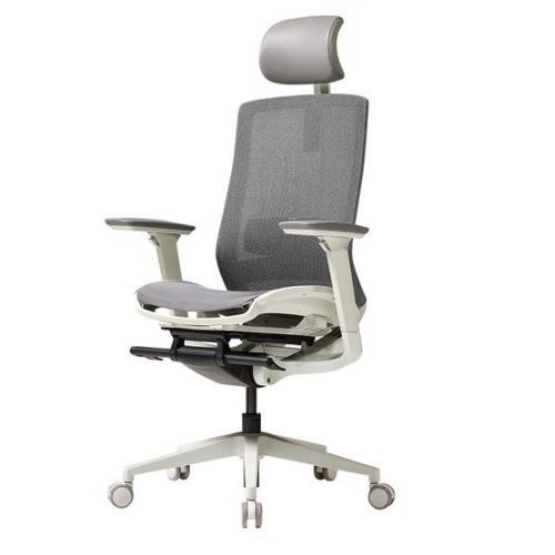 듀오백 메가 MG-S-M1-W 메쉬 사무용 컴퓨터 책상 의자_이미지