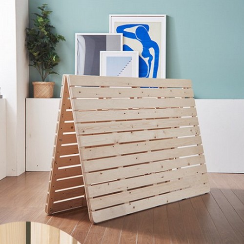 리빙디자인연구소 헤이몰리 어메이징 원목 깔판 침대 XMS (매트별도)_이미지