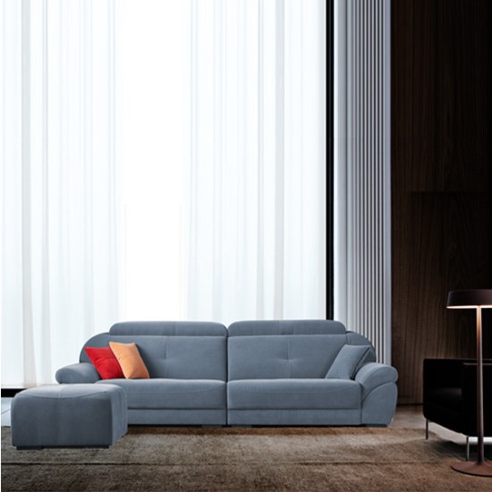 더젠 레이치 베르사 패브릭 소파 4인용 (스툴포함)