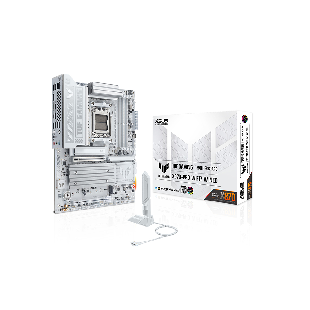 ASUS TUF Gaming X870-PRO WIFI7 W NEO 대원씨티에스이미지입니다. 누르면 해당 게시물로 새창이동합니다.